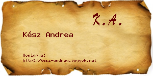 Kész Andrea névjegykártya